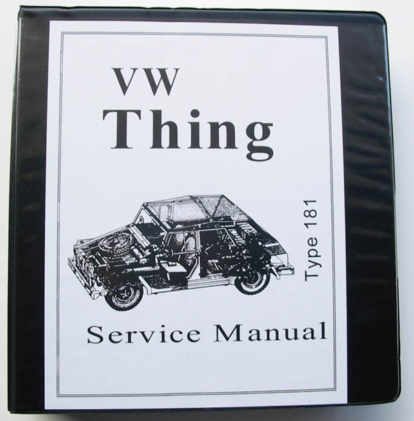 vw thing service manual